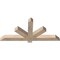 Ekena Millwork Kennewick Smooth Timber Gable Bracket, Douglas Fir, 48"W x 22"H x 3 1/2"D x 3 1/2"F, 11/12 Pitch GBW048X22X0404KEN00SDF - alternate 2